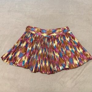 Candies Y2K 100% Cotton Multi-Colored Print Pleated Mini Skirt, Juniors 9